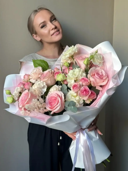 Букет Розовое шампанское